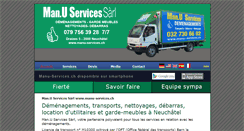Desktop Screenshot of manu-services.ch